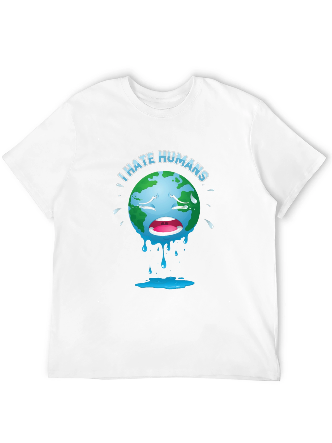 I Hate Humans T-Shirt - Environmental Humor Tee