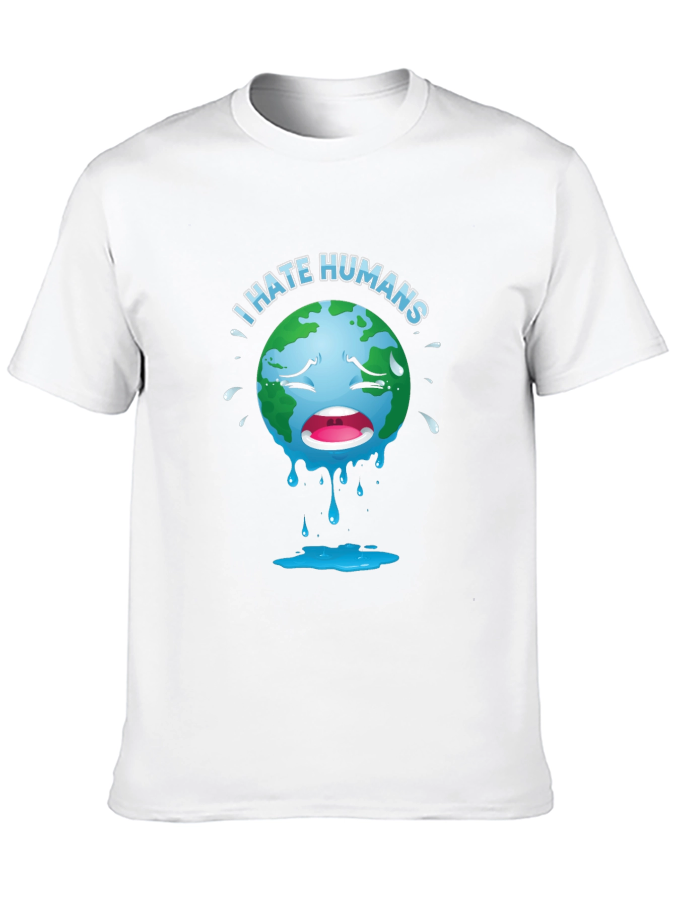 I Hate Humans T-Shirt - Environmental Humor Tee