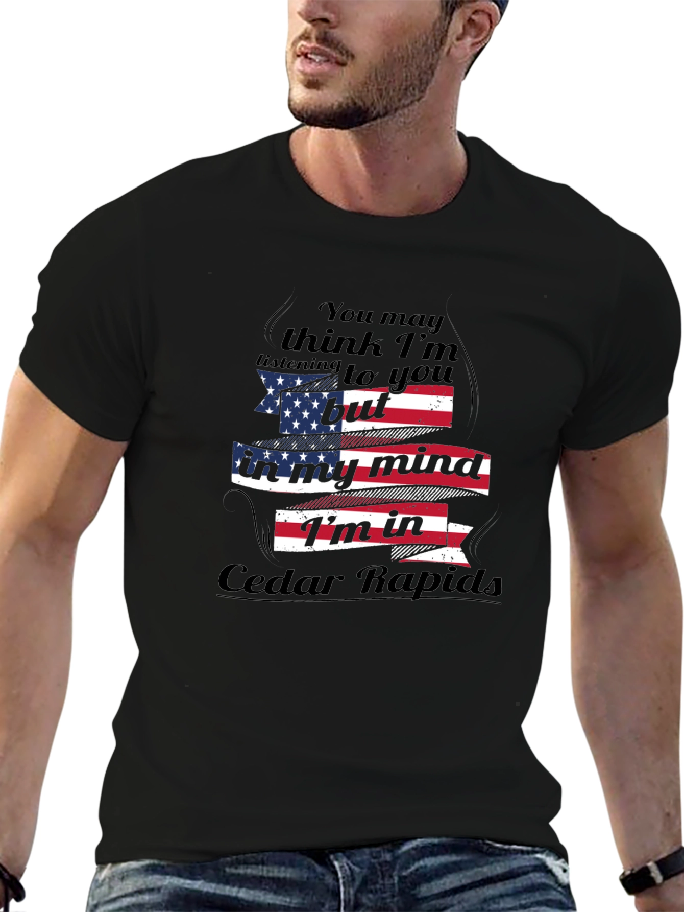 Cedar Rapids Mind T-Shirt Patriotic USA