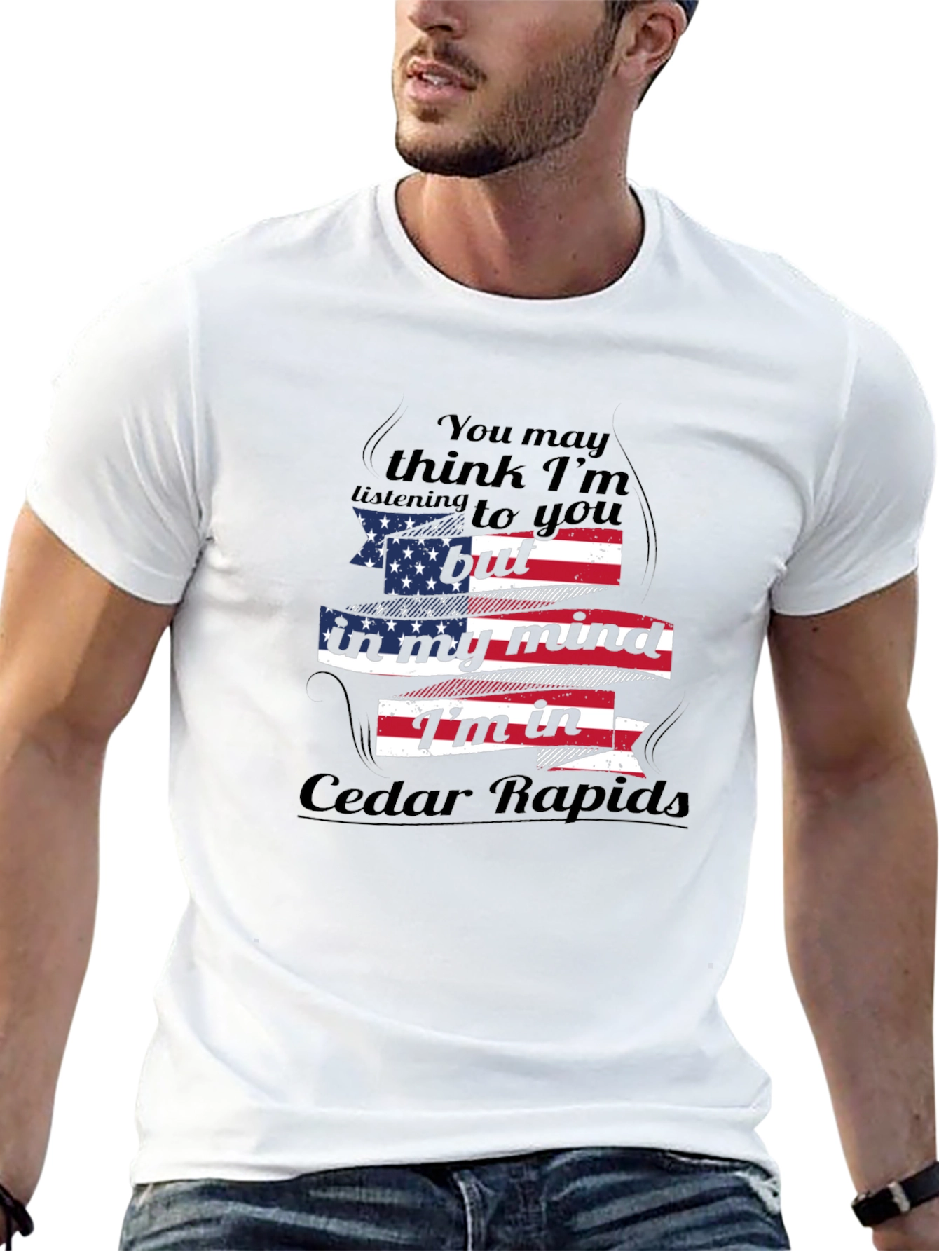 Cedar Rapids Mind T-Shirt Patriotic USA