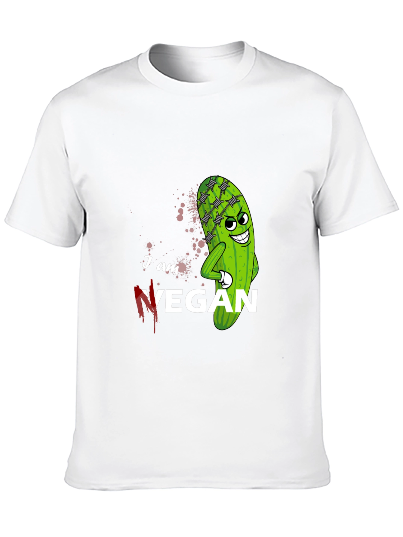 I am Vegan T-Shirt - Funny Vegan Graphic Tee