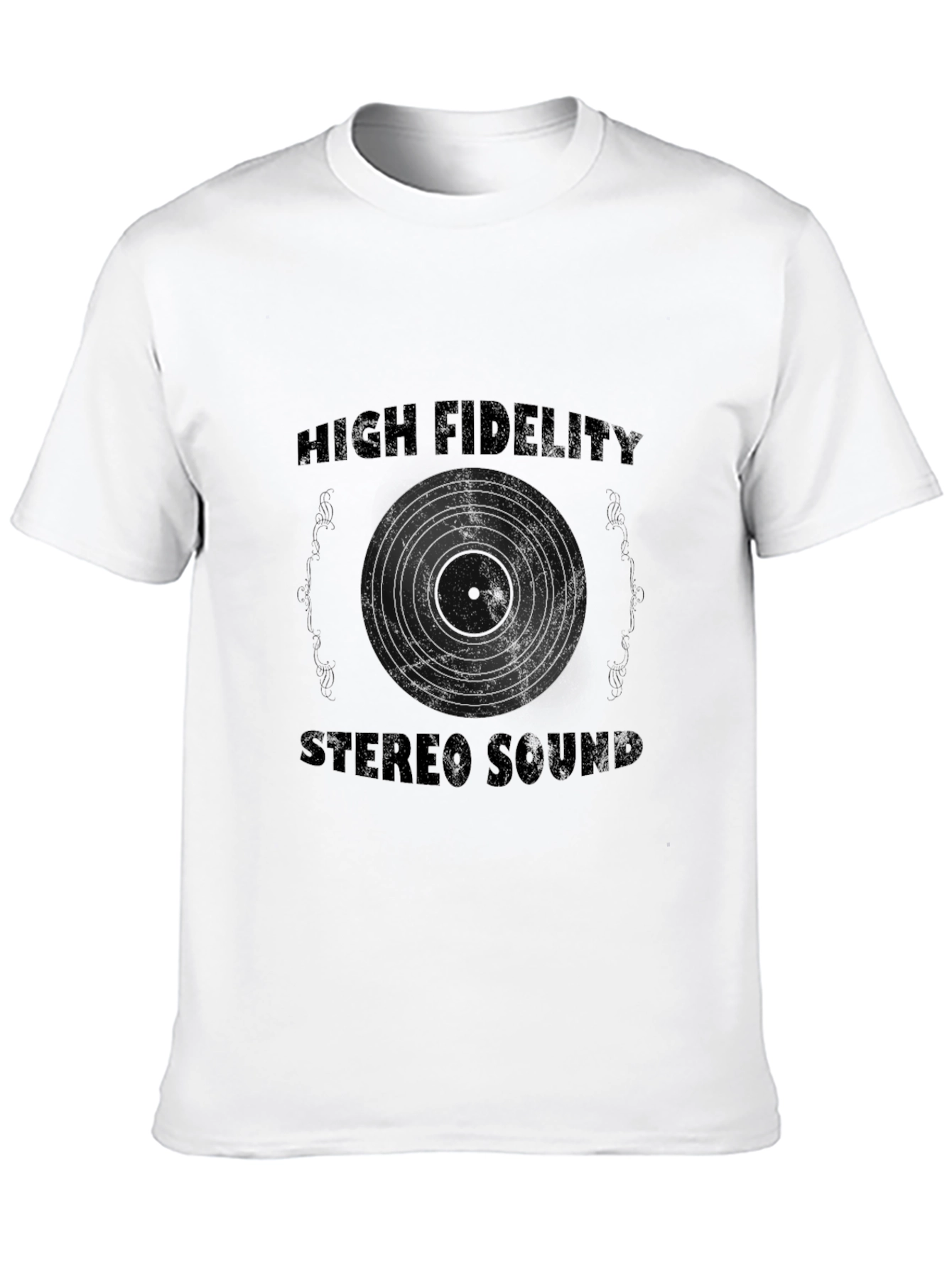 High Fidelity Stereo Sound Graphic T-Shirt