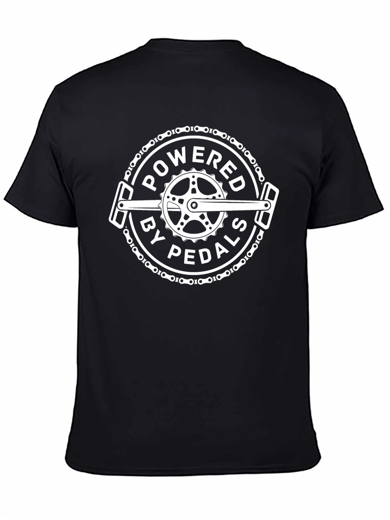 Powered By Pedals T-Shirt - Bike Graphic Tee