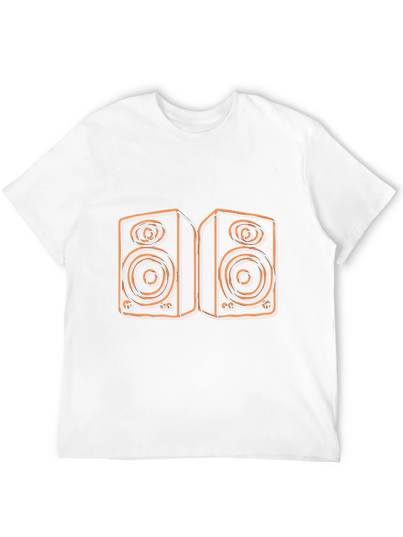 Speaker Graphic Tee - Modern Music Lover T-Shirt