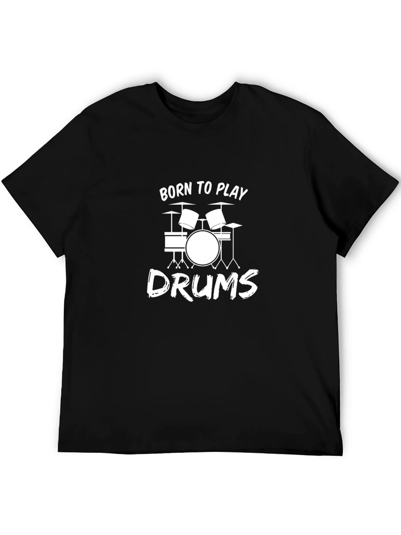 Born to Play Drums T-Shirt - Musician Tee