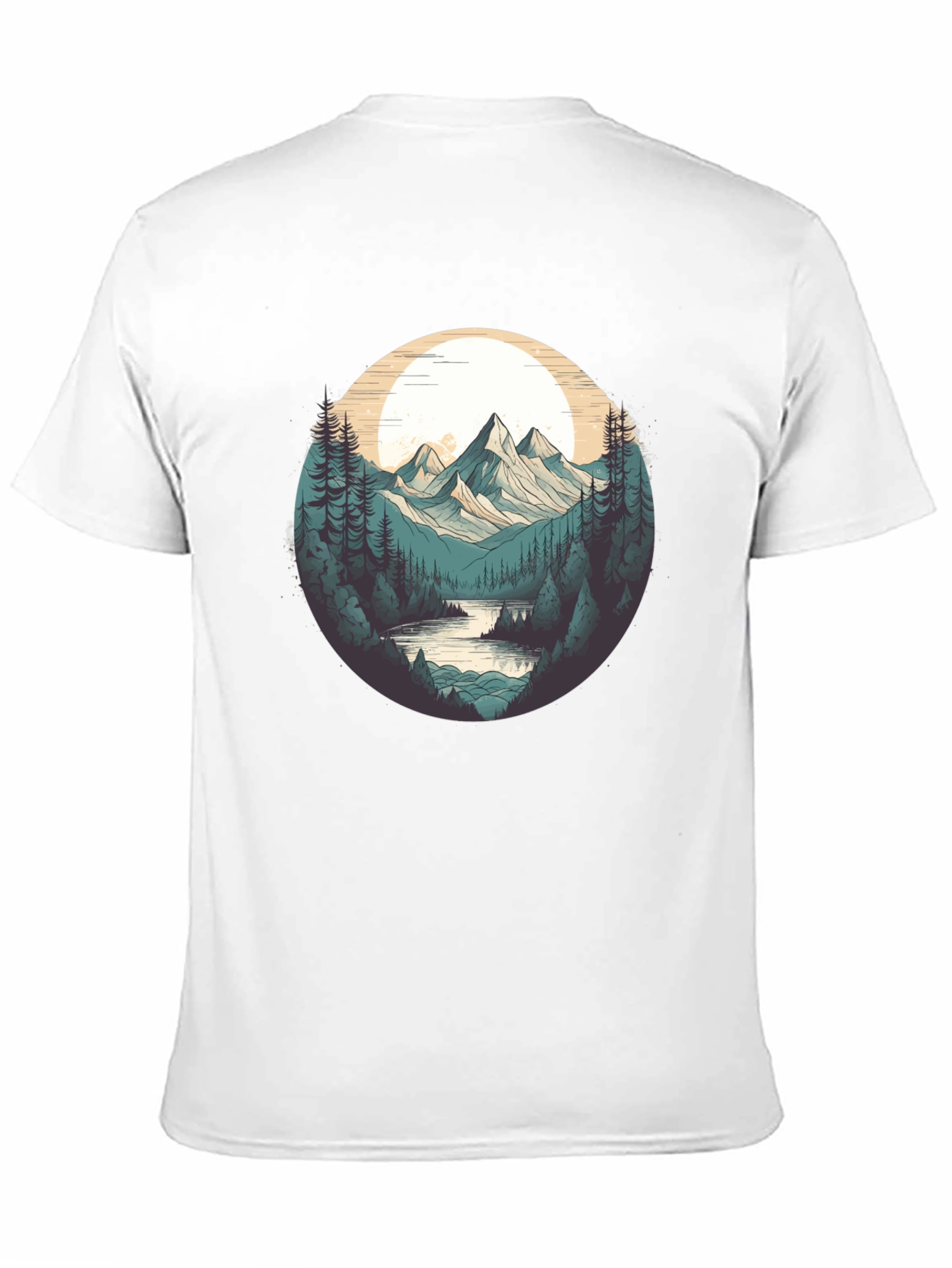Natures Embrace Tee - Mountain & River Design