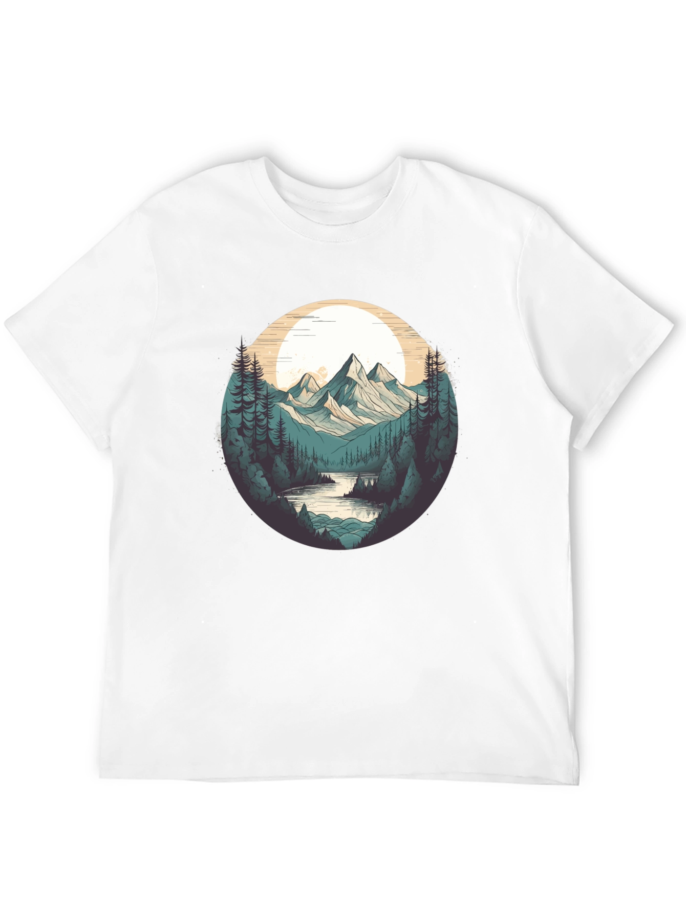 Natures Embrace Tee - Mountain & River Design