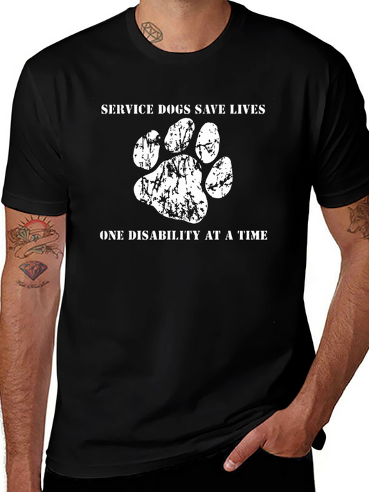 Service Dogs Save Lives T-Shirt
