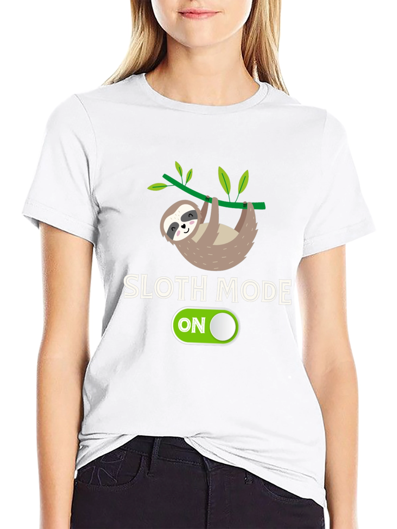 Sloth Mode On - Graphic T-Shirt