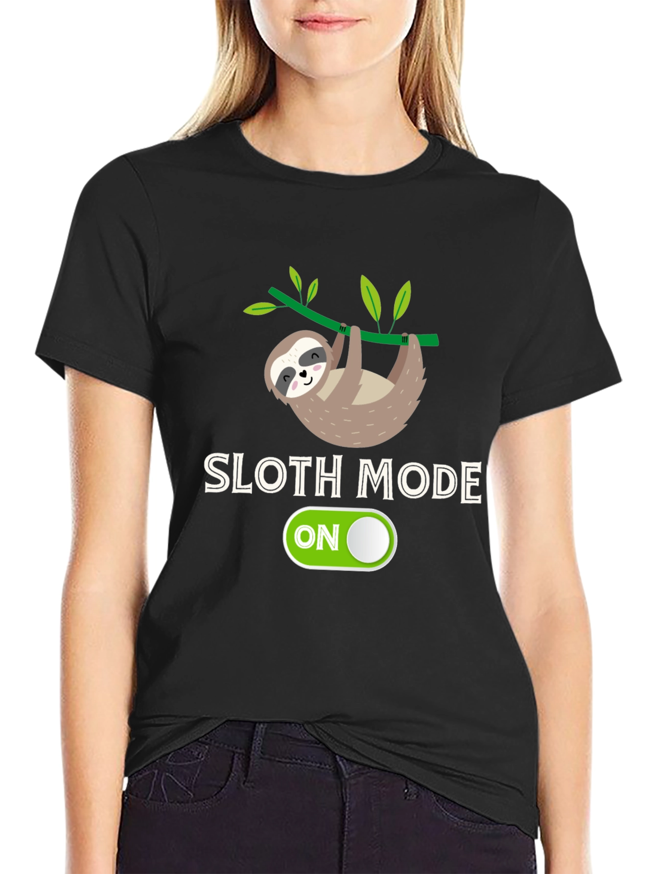 Sloth Mode On - Graphic T-Shirt