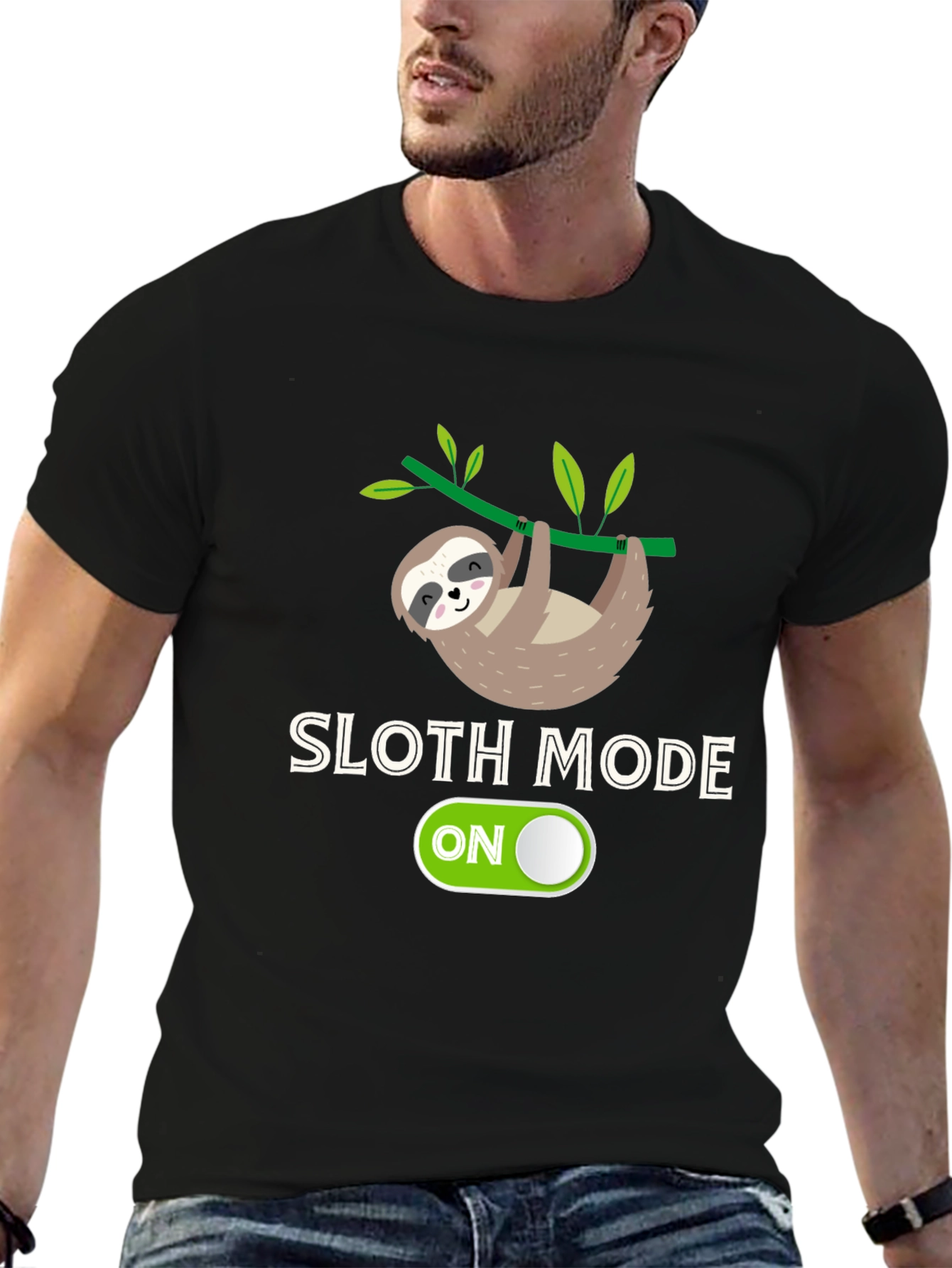 Sloth Mode On - Graphic T-Shirt