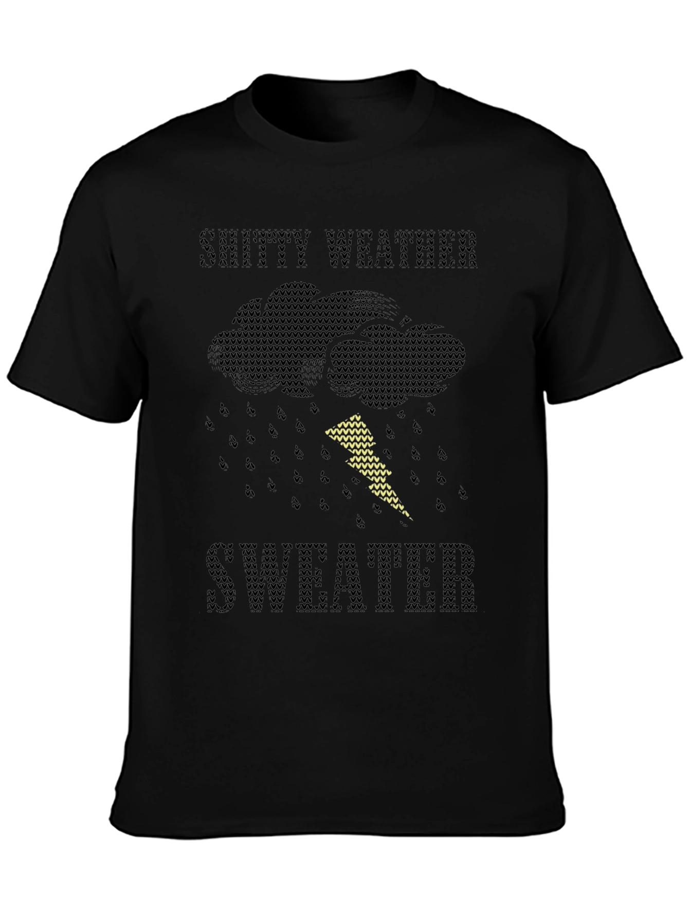 Snutty Weather Sweater T-Shirt - Funny Knit Design