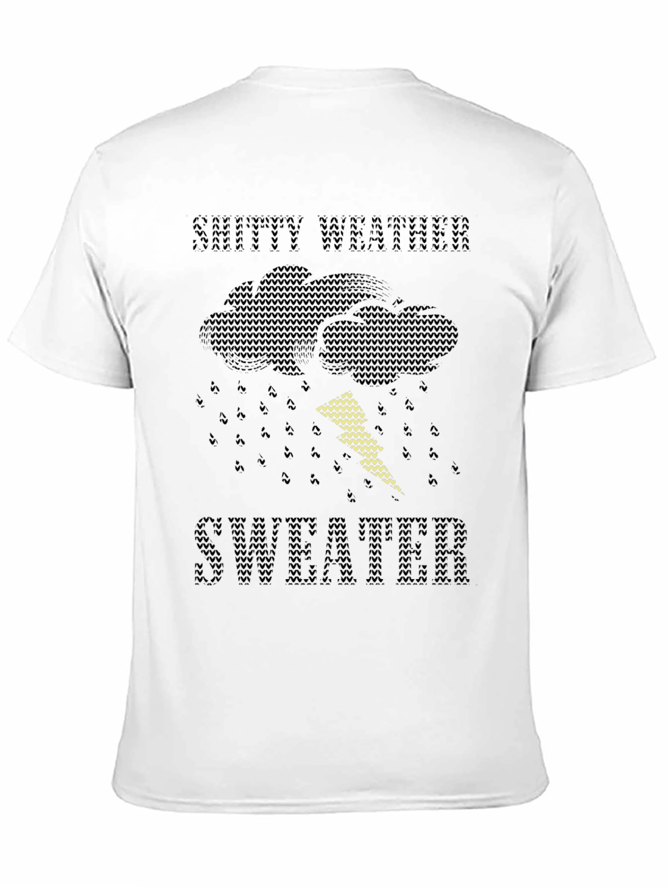 Snutty Weather Sweater T-Shirt - Funny Knit Design