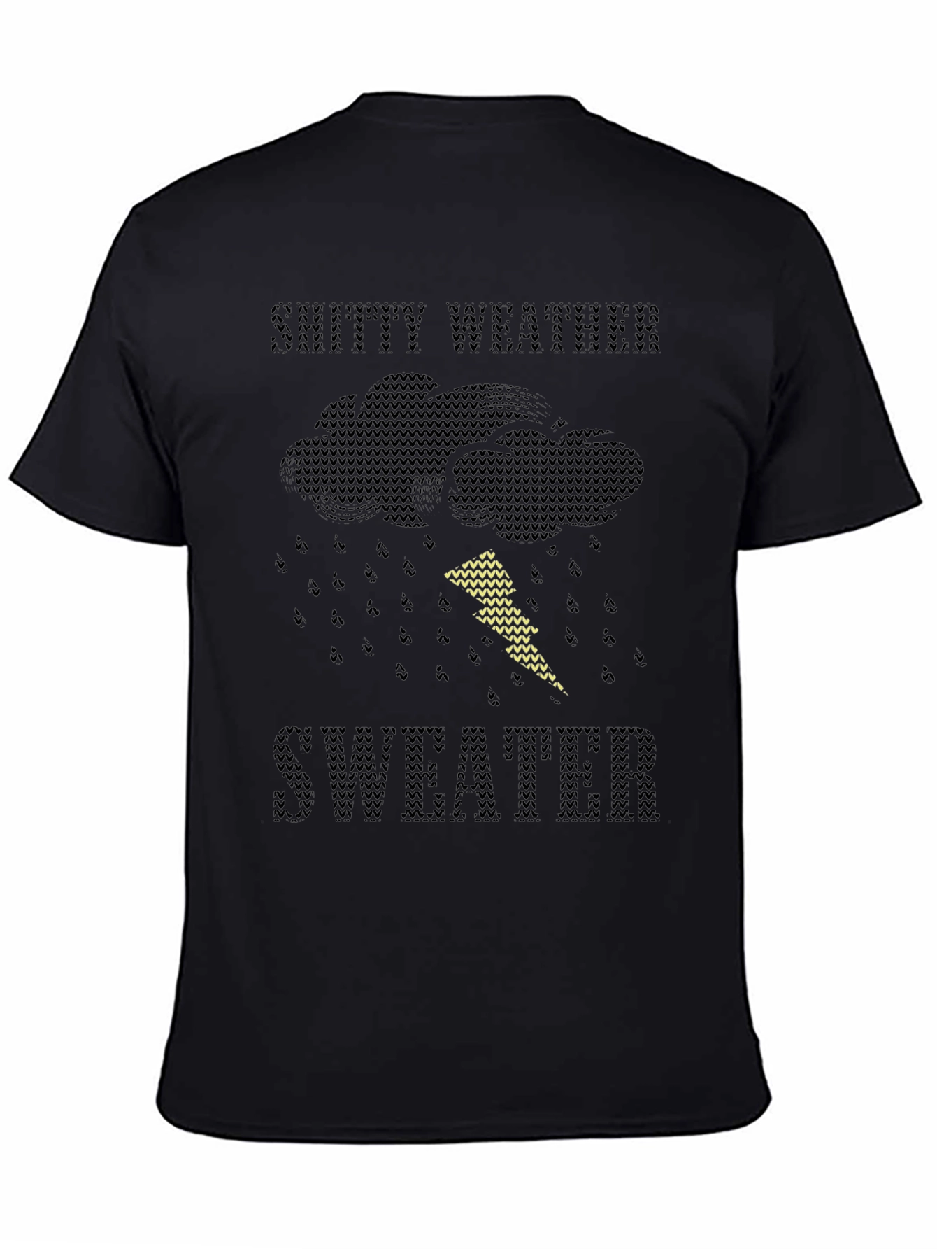 Snutty Weather Sweater T-Shirt - Funny Knit Design