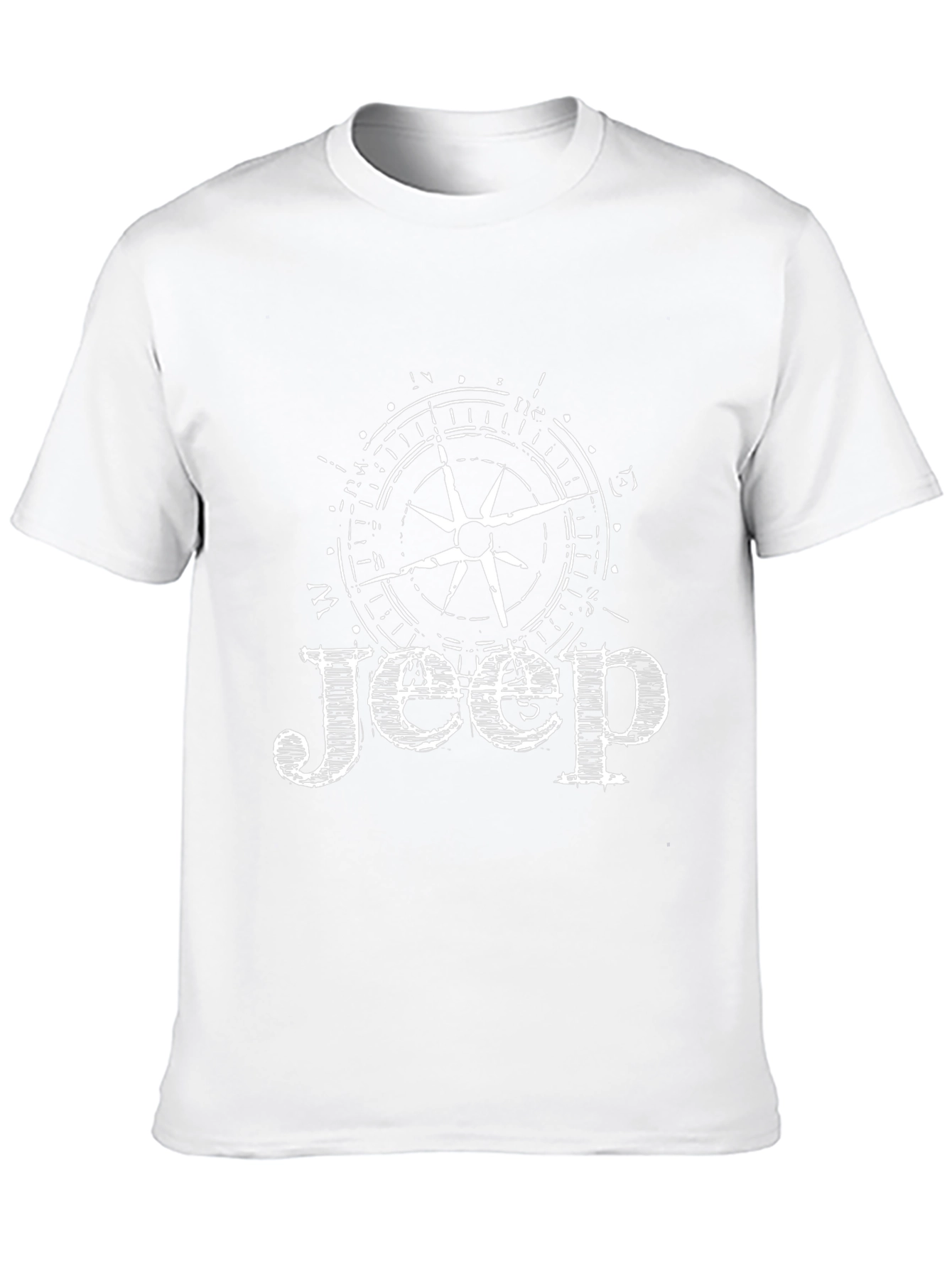 Mens Black Jeep Compass Graphic Tee
