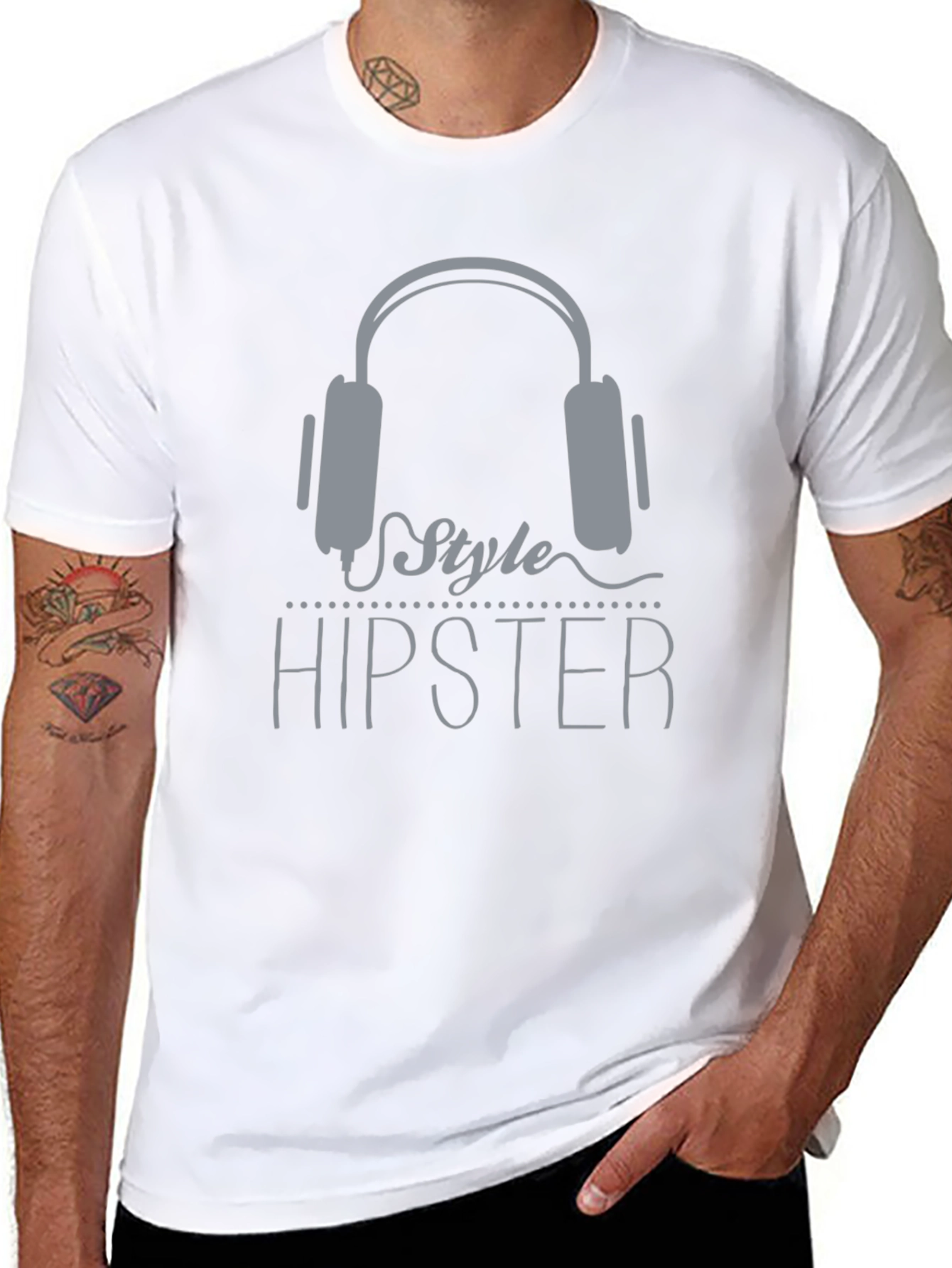 Hipster Style Graphic T-Shirt