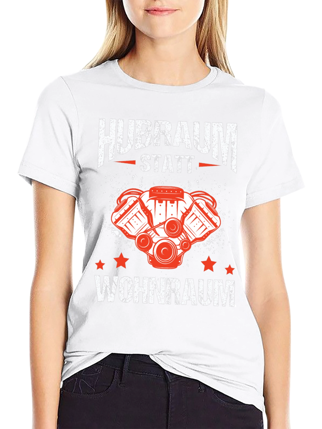 Hubraum Statt Wohnraum T-Shirt - Car Enthusiast Tee