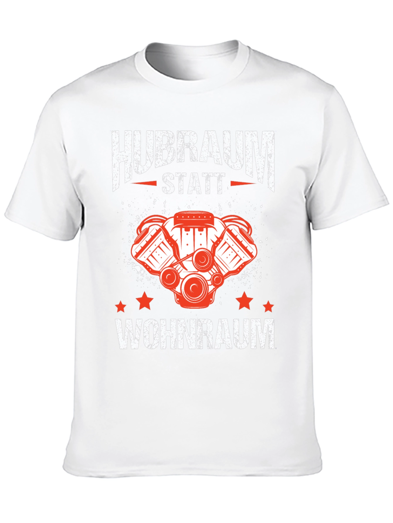 Hubraum Statt Wohnraum T-Shirt - Car Enthusiast Tee