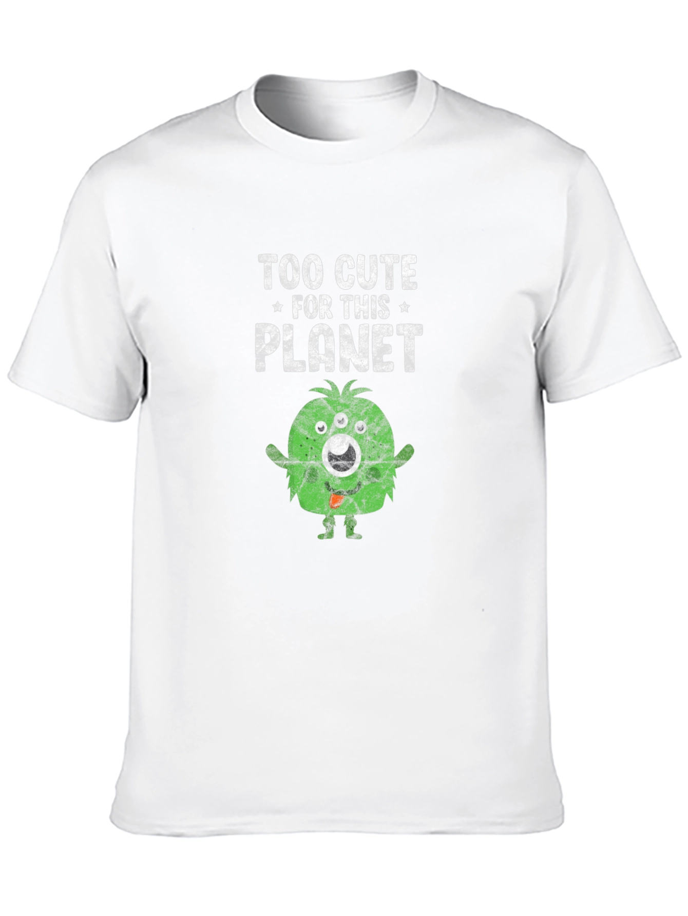 Too Cute Alien Graphic T-Shirt