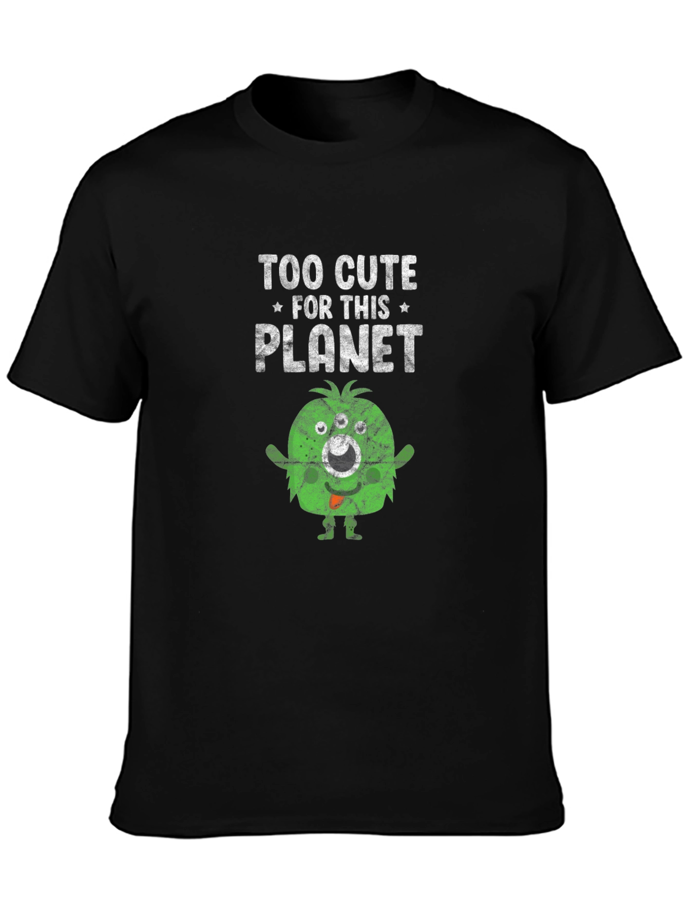 Too Cute Alien Graphic T-Shirt