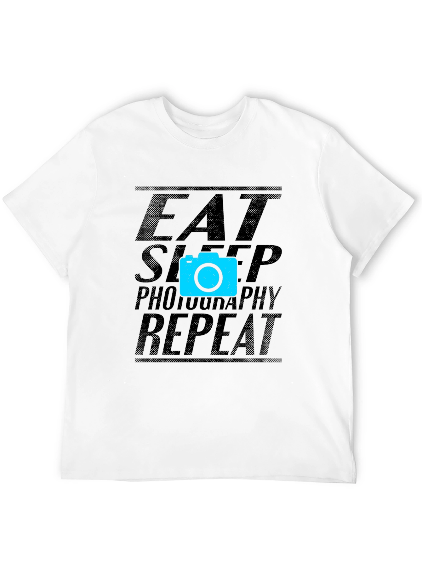 Eat Sleep Photography Repeat Black T-Shirt
