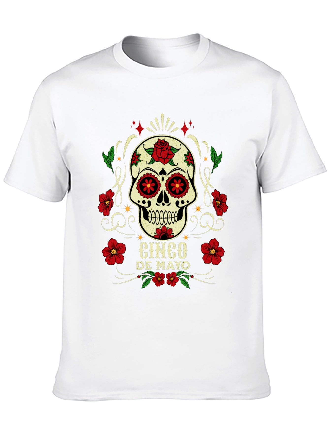 Cinco de Mayo Sugar Skull T-Shirt
