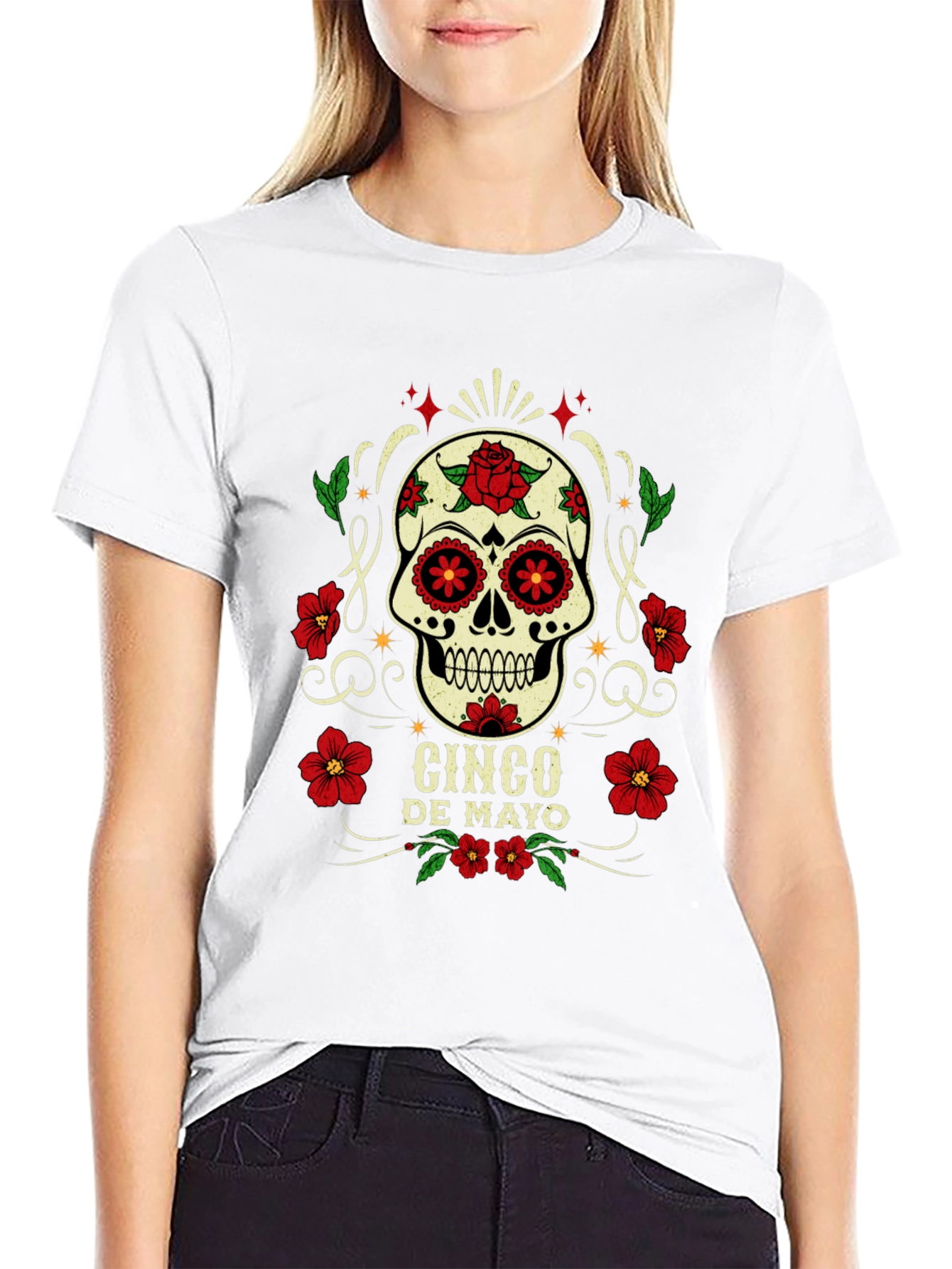 Cinco de Mayo Sugar Skull T-Shirt