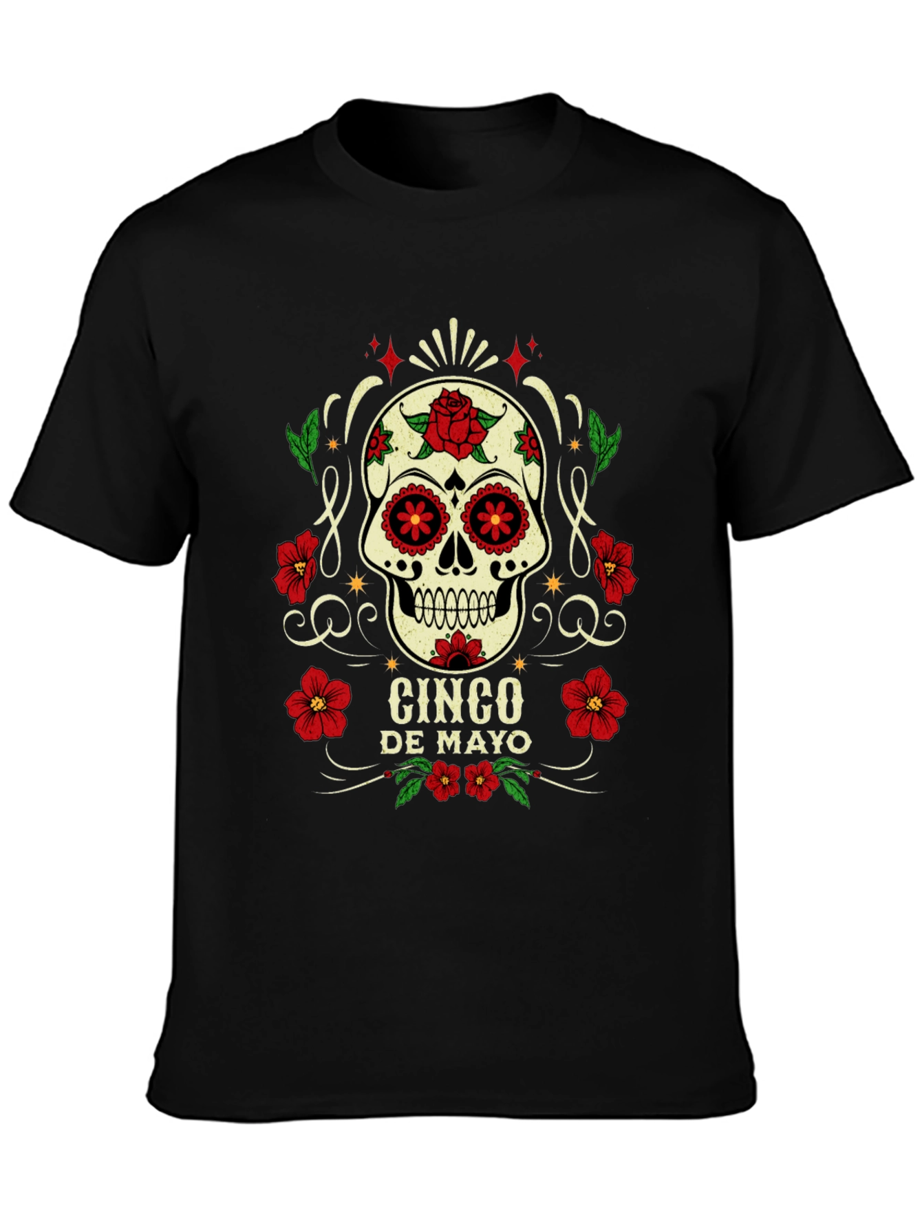 Cinco de Mayo Sugar Skull T-Shirt