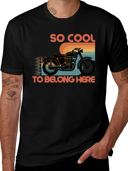Vintage Motorcycle Graphic Tee - So Cool T-Shirt