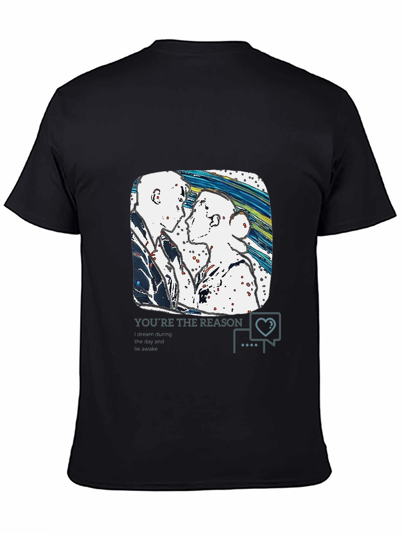 Artistic Couple T-Shirt - The Reason You Wake
