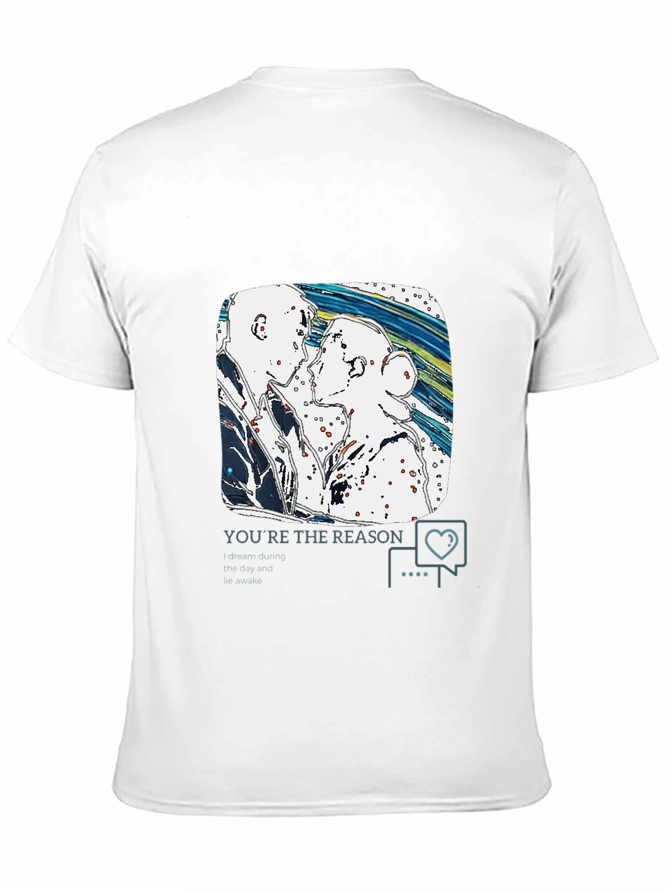 Artistic Couple T-Shirt - The Reason You Wake