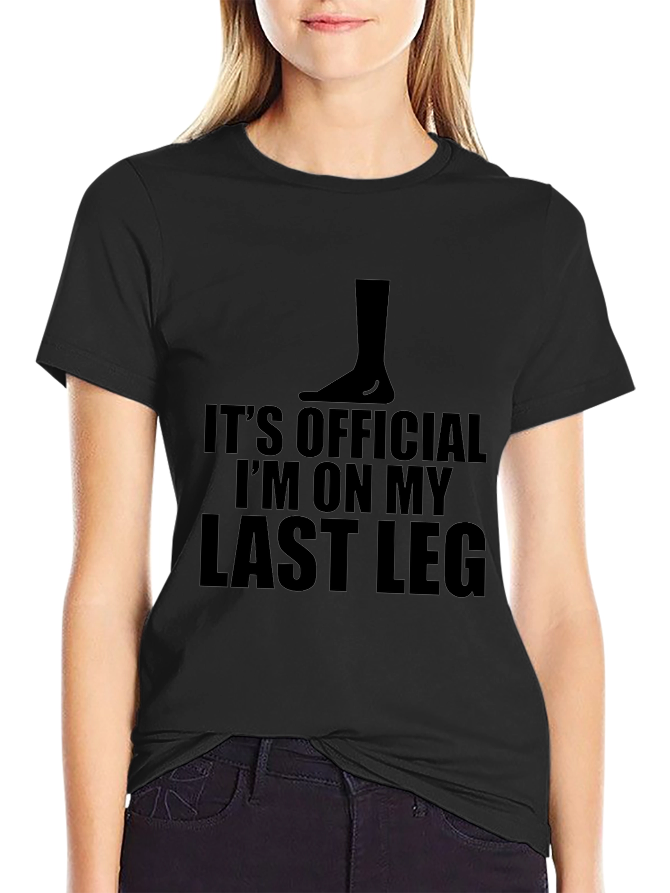 Funny Last Leg T-Shirt - Humorous Graphic Tee