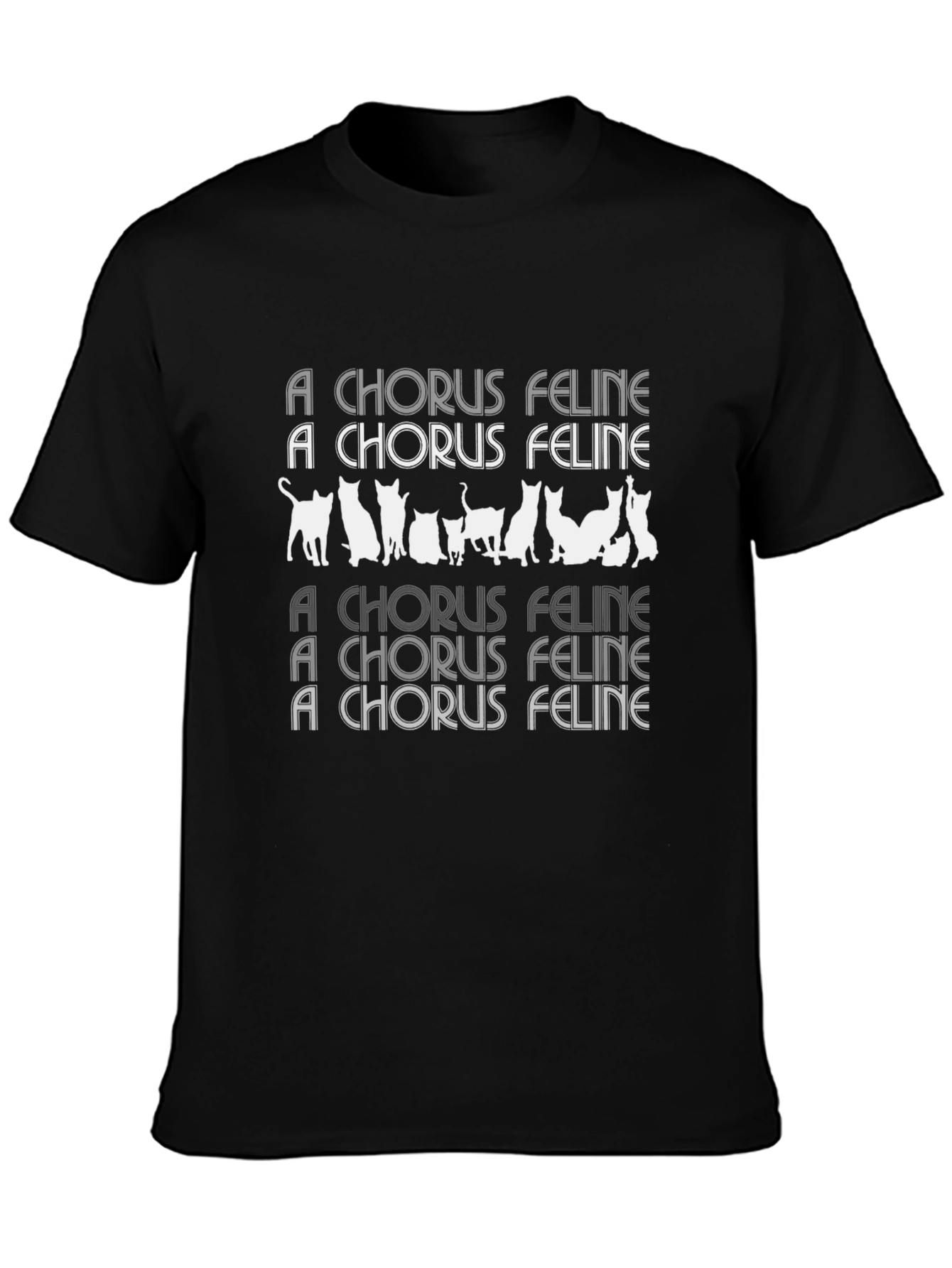 Chorus Feline Graphic Tee | Cat Lover T-Shirt