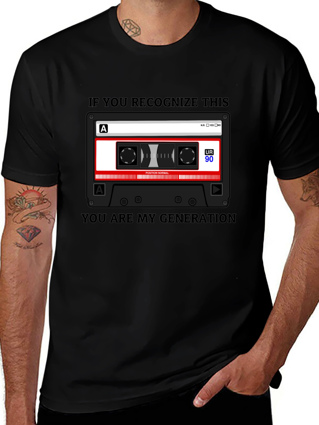 Retro Cassette Tape Generation T-Shirt