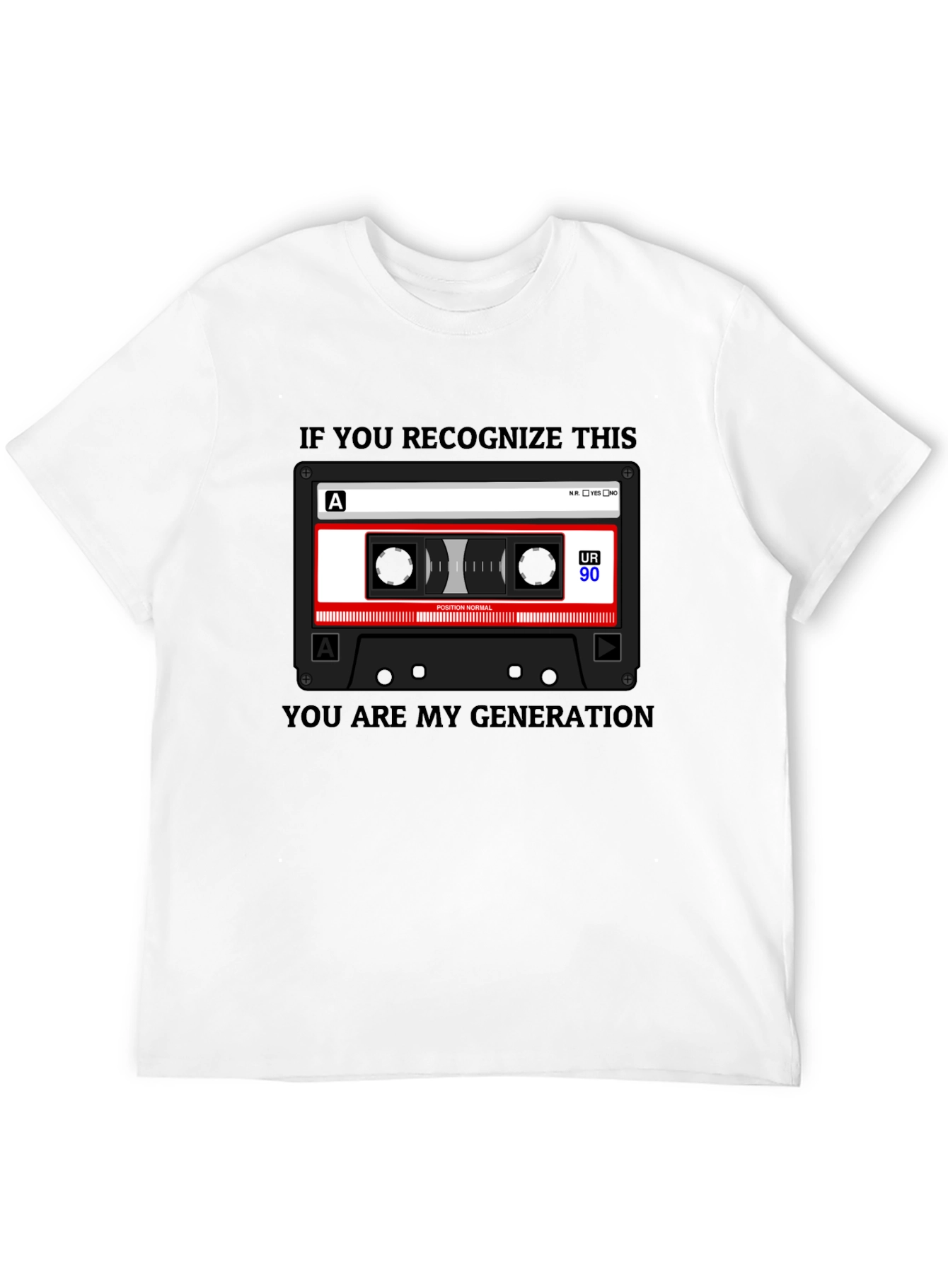 Retro Cassette Tape Generation T-Shirt