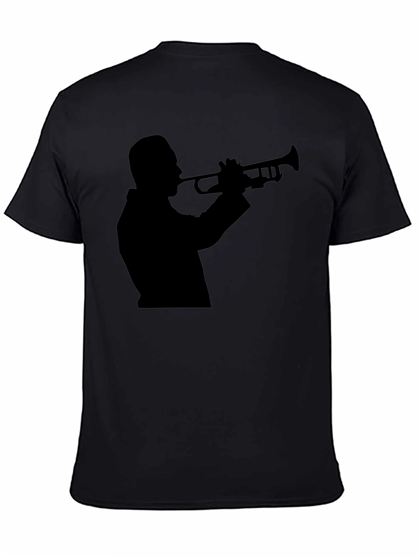 Jazz Trumpet Player Silhouette Graphic T-Shirt