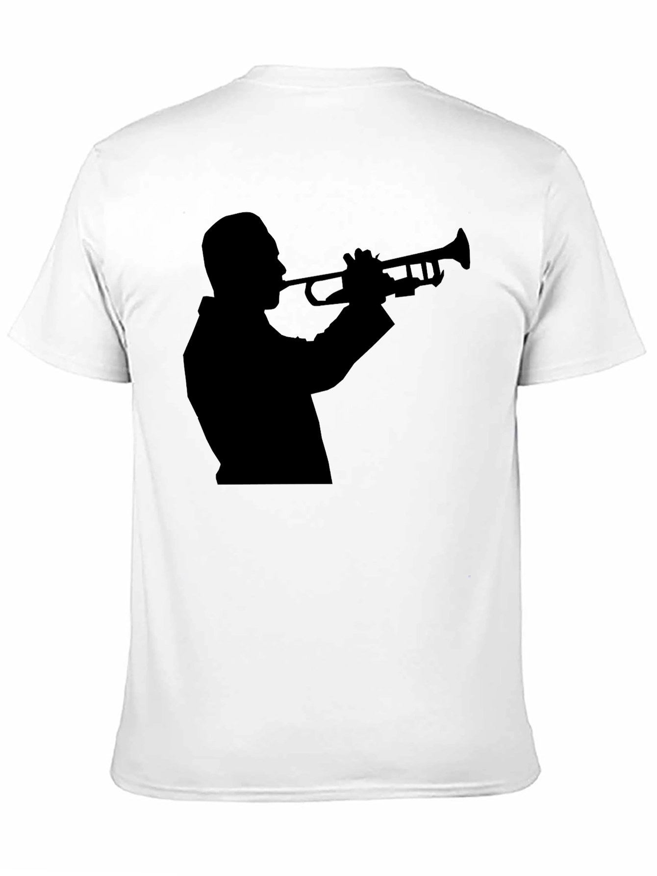 Jazz Trumpet Player Silhouette Graphic T-Shirt