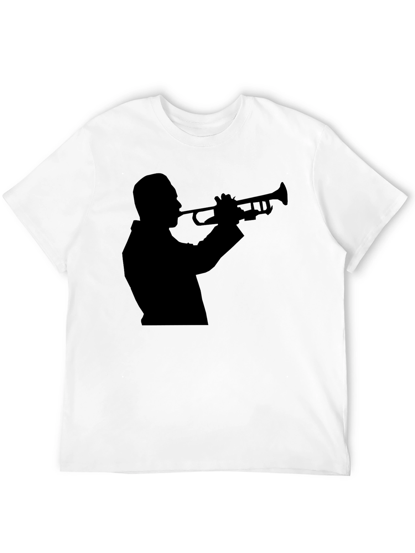 Jazz Trumpet Player Silhouette Graphic T-Shirt