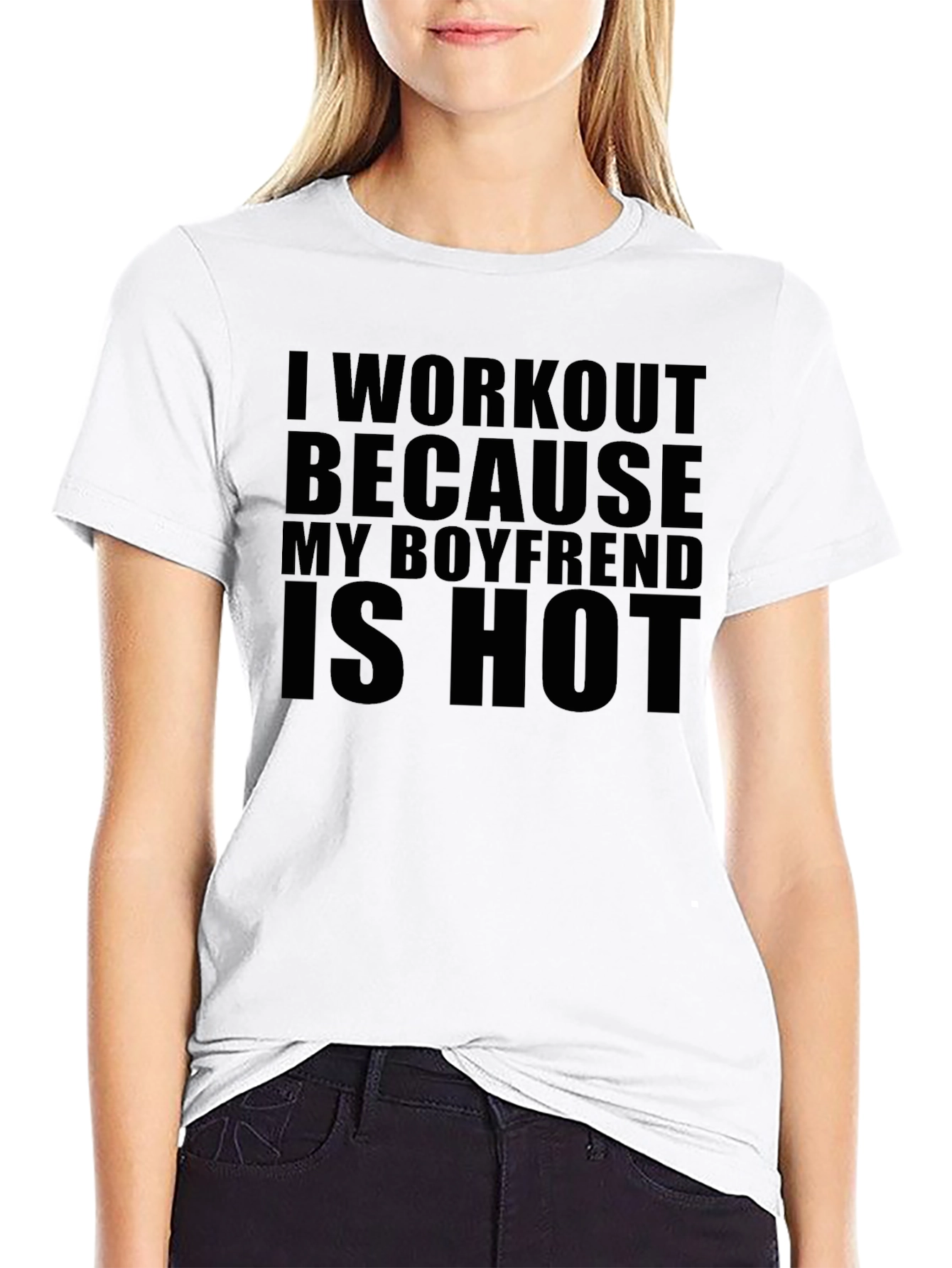 Workout Boyfriend Hot Graphic Tee