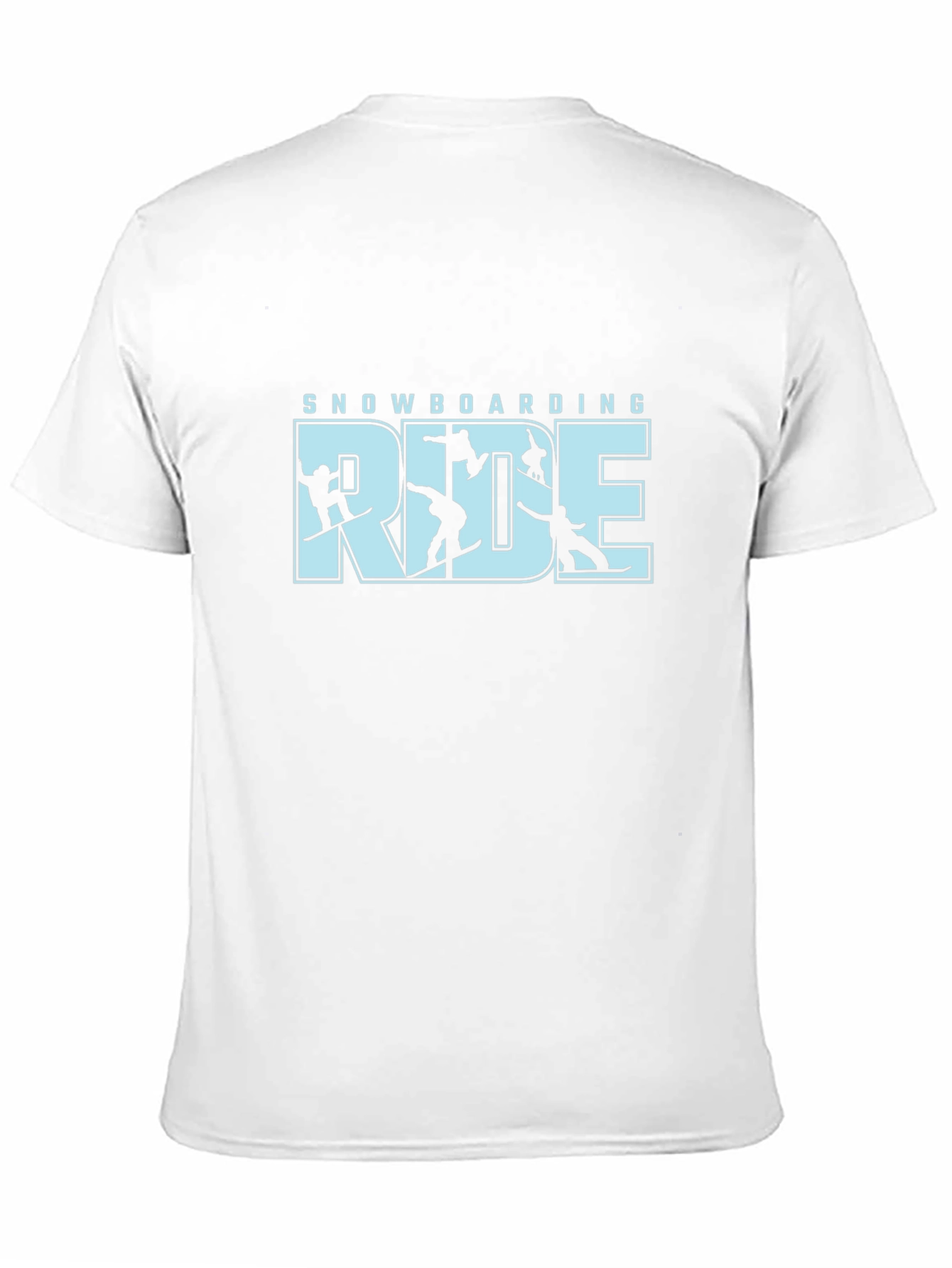 Snowboarding Ride T-Shirt - Black Graphic Tee