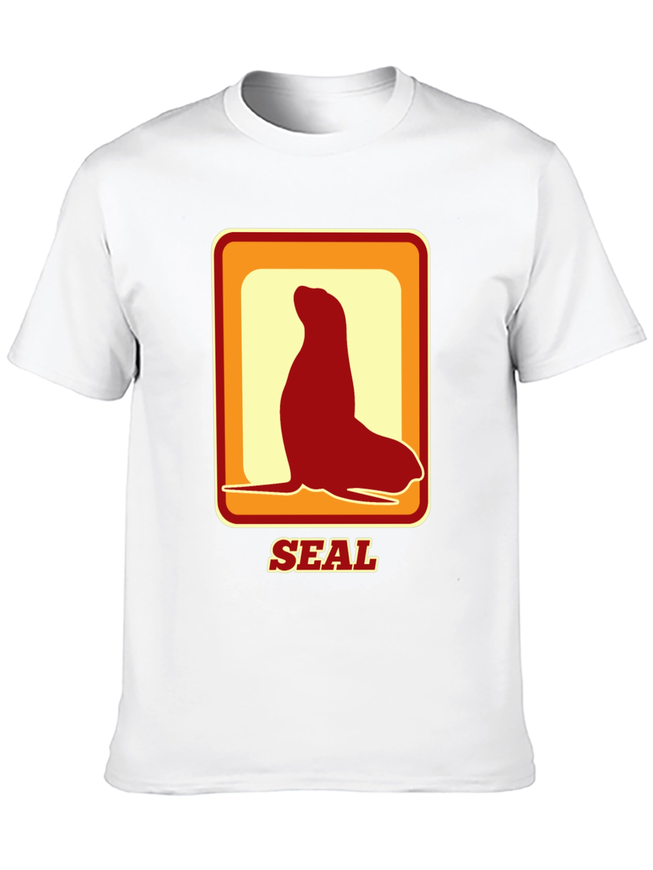 Retro Seal T-Shirt - Black Tee