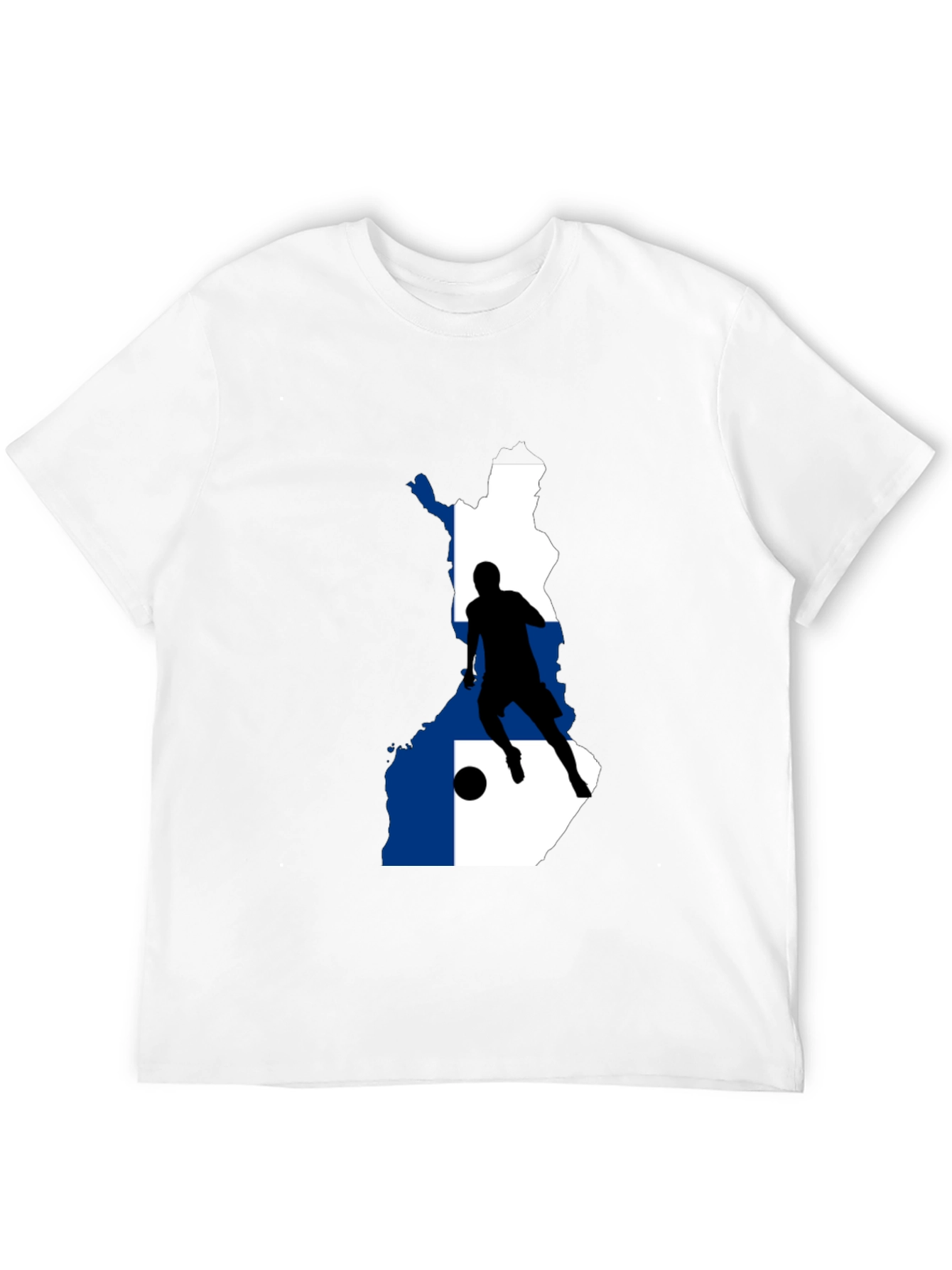 Finland Soccer T-Shirt - Black