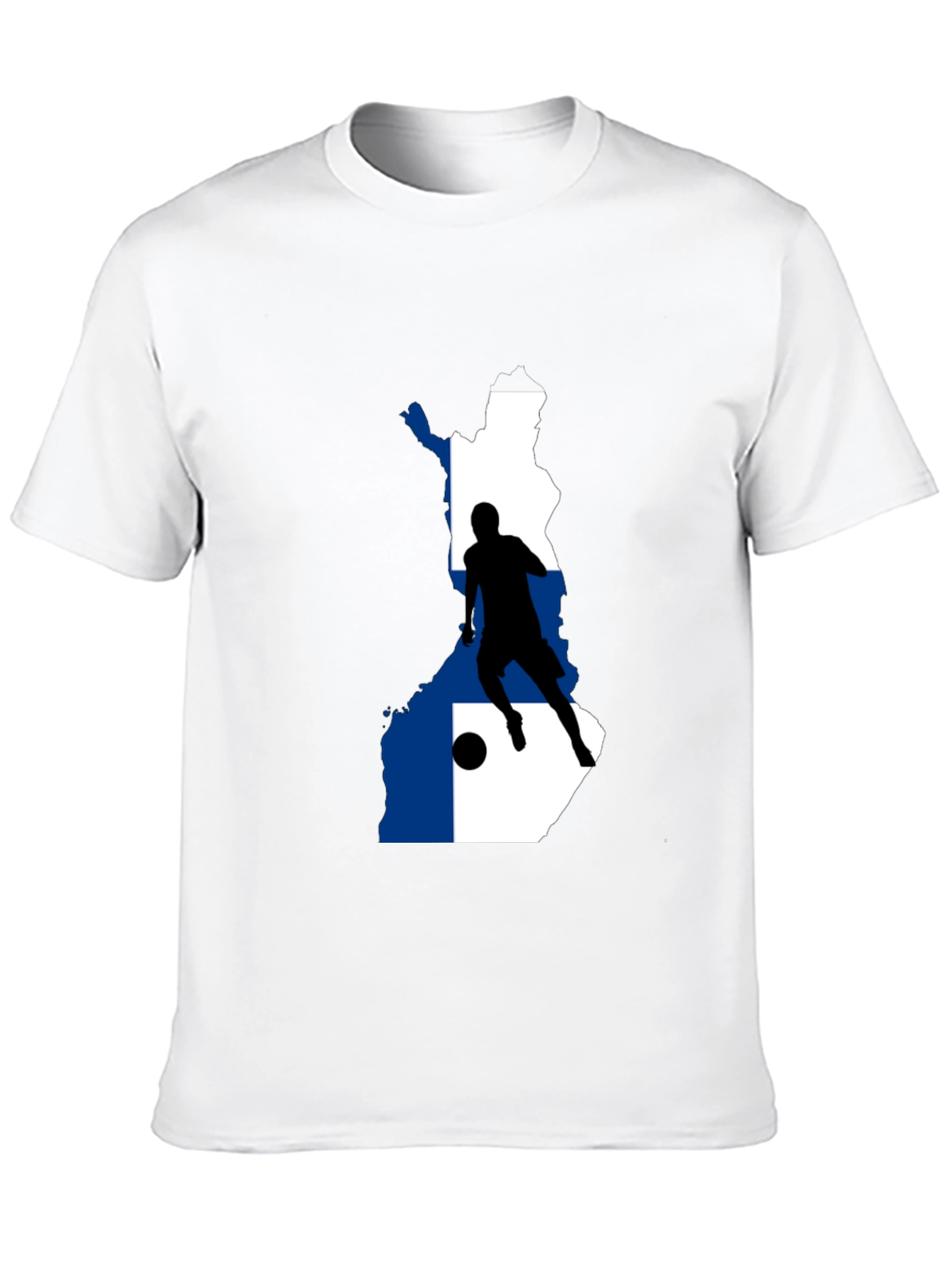 Finland Soccer T-Shirt - Black