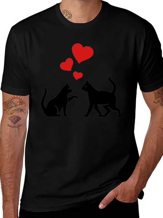 Cats in Love Graphic Tee