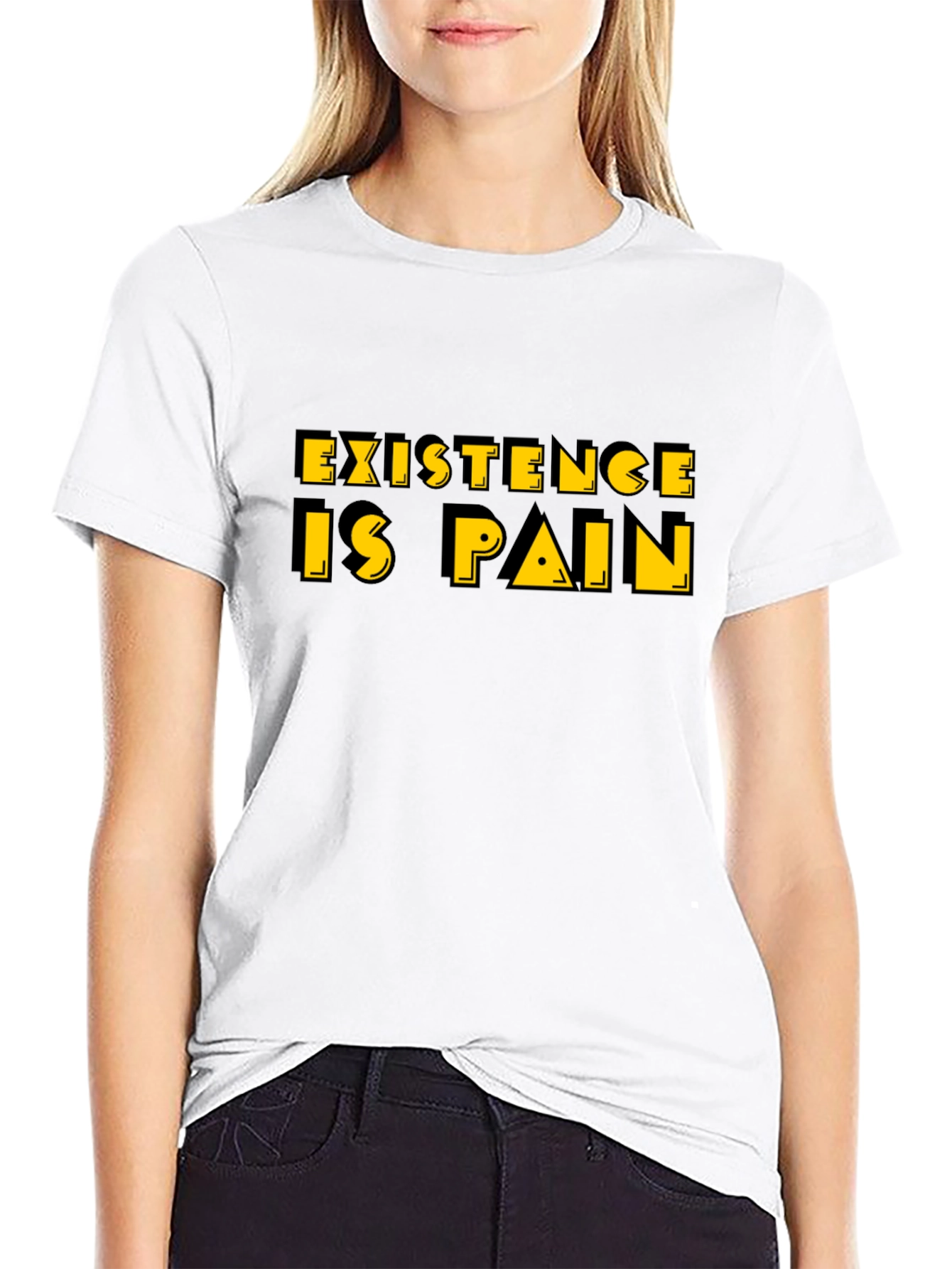 Existence is Pain T-Shirt - Black Graphic Tee