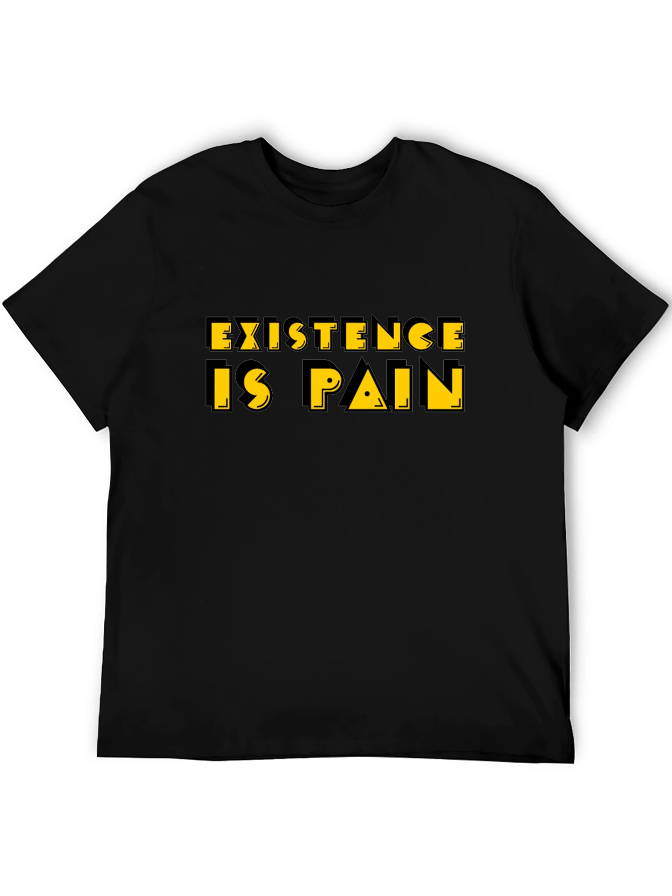 Existence is Pain T-Shirt - Black Graphic Tee