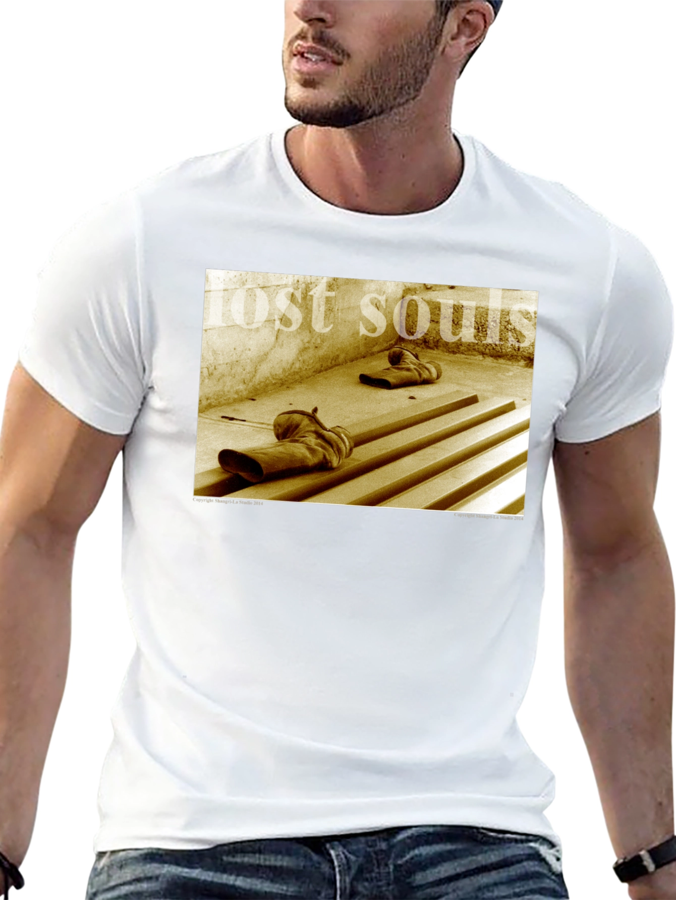 Lost Souls Graphic Tee - Distressed Print