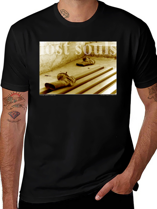 Lost Souls Graphic Tee - Distressed Print