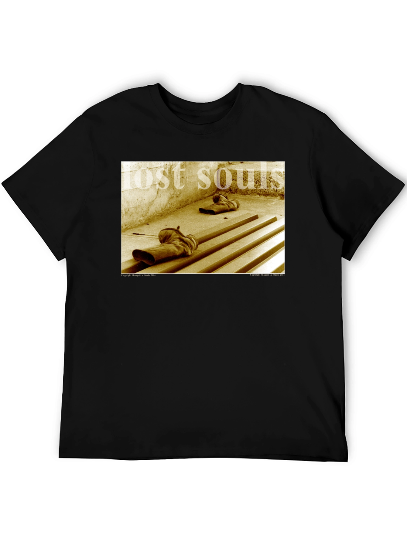 Lost Souls Graphic Tee - Distressed Print