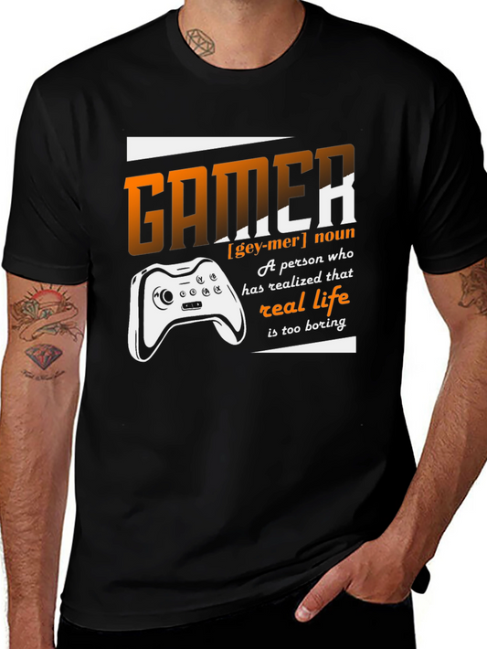 Gamer Definition Graphic T-Shirt - For Video Game Enthusiasts